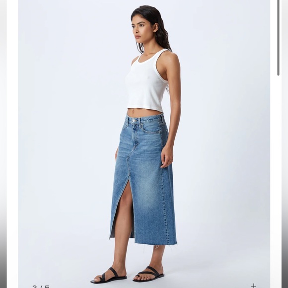 NWT SLVRLAKE Midi Skirt in Fair Game - Picture 3 of 8